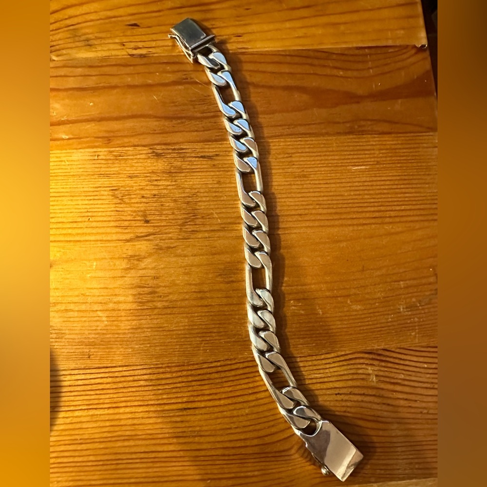 Silver Bracelet Heavy Fígaro - Picture 5 of 6